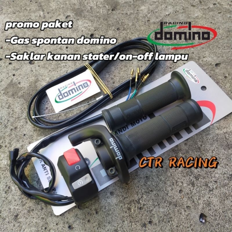 promo gas spontan dmno 1set plus saklar stater on/of lampu paket 2in1 universal gas spontan matic da