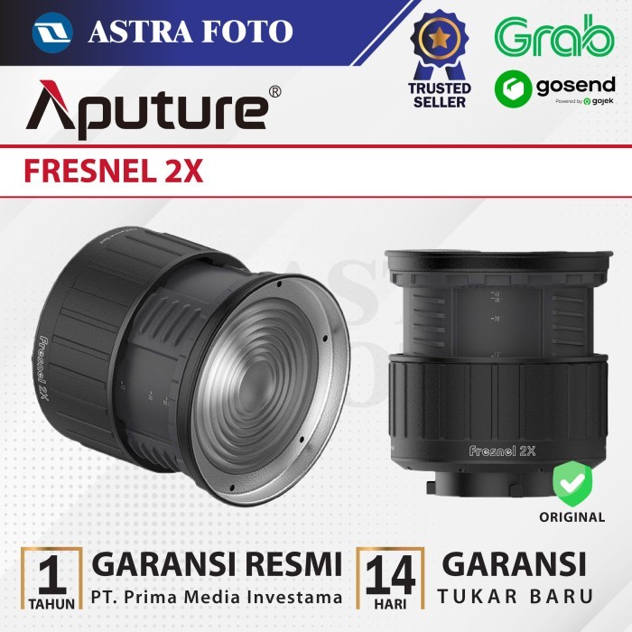 aputure fresnel 2x aputure