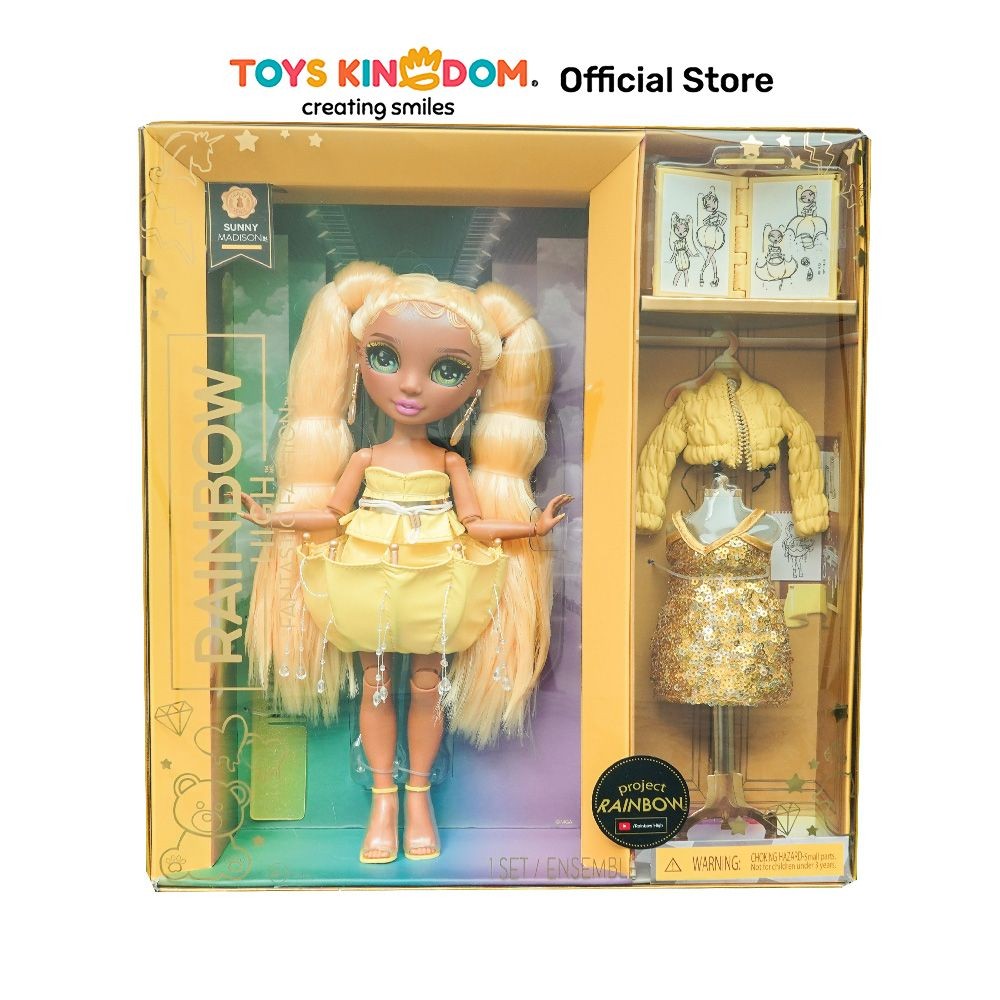 Toys Kingdom Rainbow High Set Boneka Fantastic Fashion Sunny 587347Euc Kids Toy Toys Collection Doll