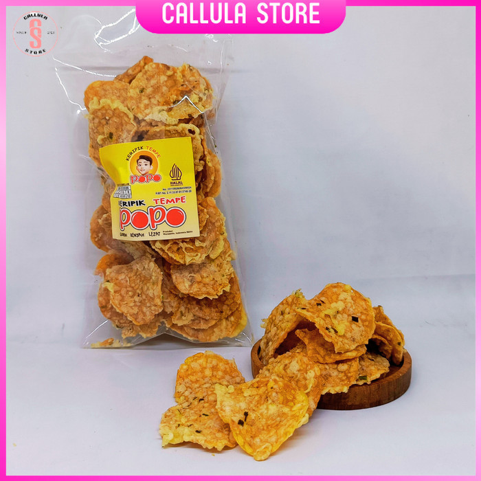 

Keripik Tempe Wonosobo Dieng Merk Popo Renyah Gurih Enak