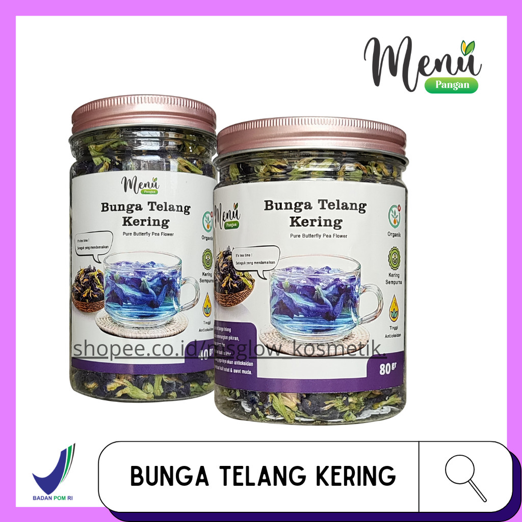 

Bunga TELANG Kering Organik - Minuman Teh Herbal Untuk Pencernaan - Teh Herbal Bunga Telang Asli