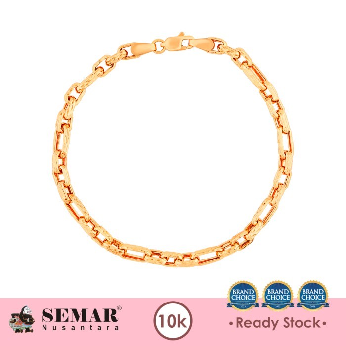 Gelang Emas Marchella Chain Gold 10K Semar Nusantara