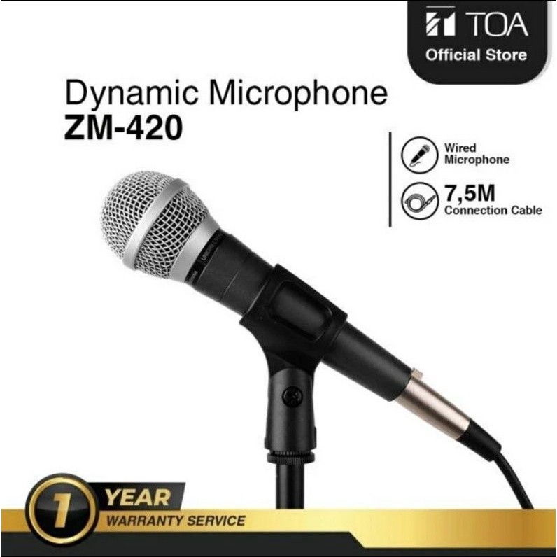 ZM 420 Microphone TOA 420/MIC TOA/MIC HALO TOA ZM 420