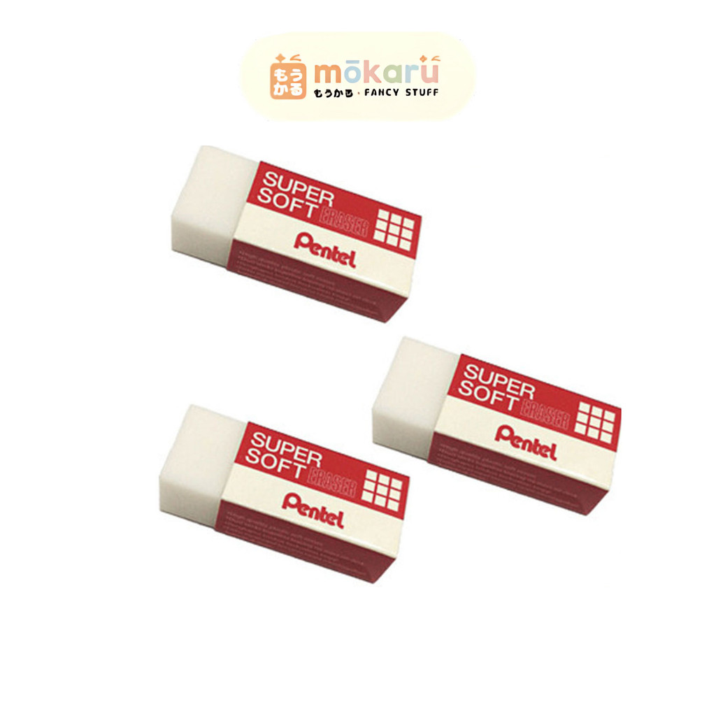 

Pentel Super Soft Eraser Zese 03 Penghapus Pensil Lembut