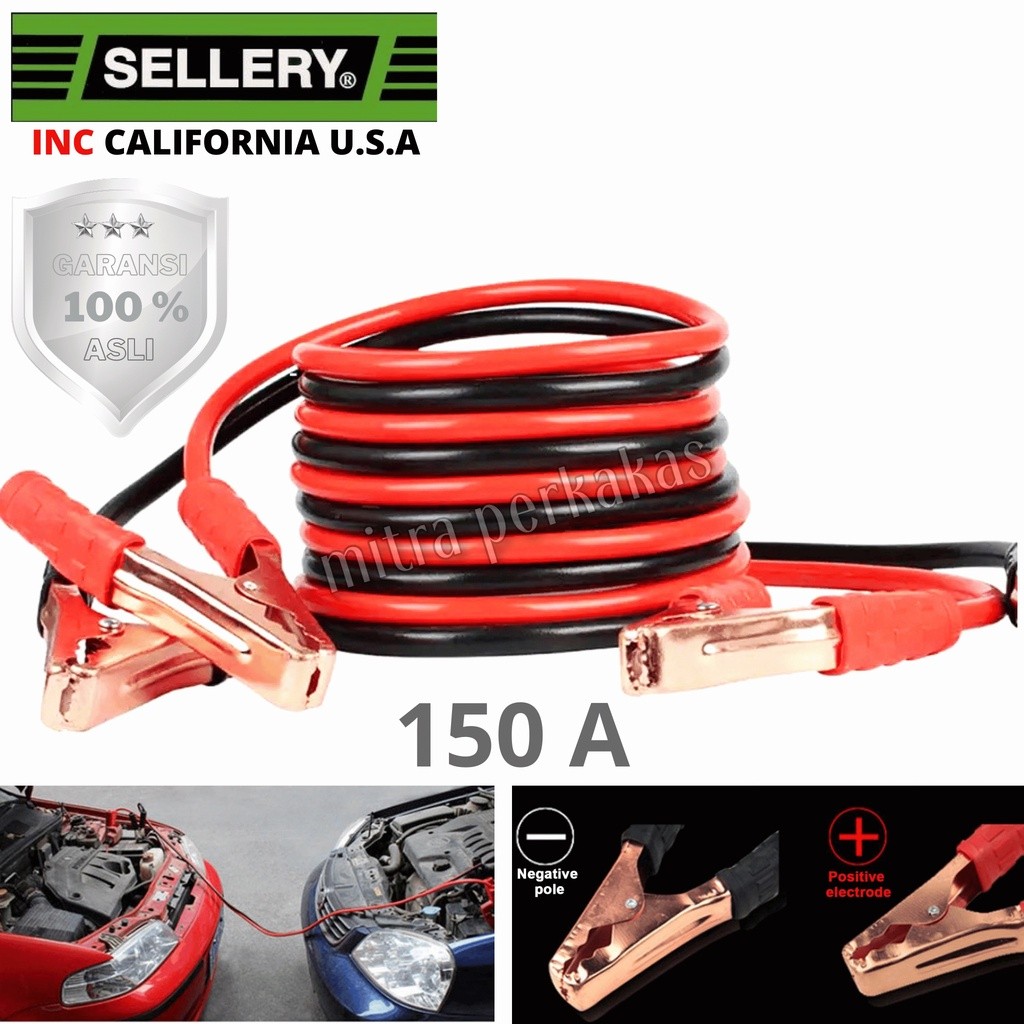 Kabel Jumper Aki Booster Cable Accu Jumper Starter Mobil Sellery U.S.A.