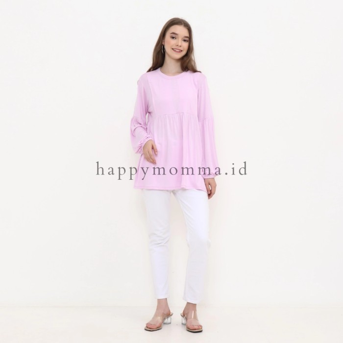 ✨READY✨ -BAJU HAMIL / BAJU MENYUSUI / BAJU HAMIL KERJA / MUSLIMAH / KAMILA PINK - TY soft pink