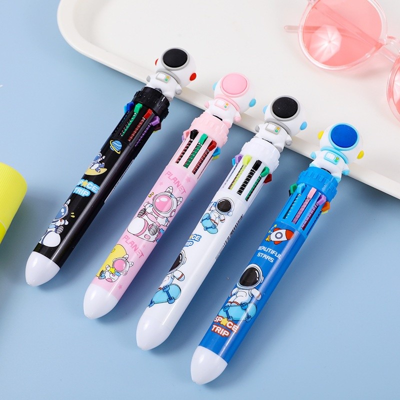 

⭐JOJU⭐ VIRAL PULPEN MEKANIK 10 WARNA TINTA MOTIF ASTRONOT 3D / PULPEN 10 WARNA MOTIF ASTRONOT