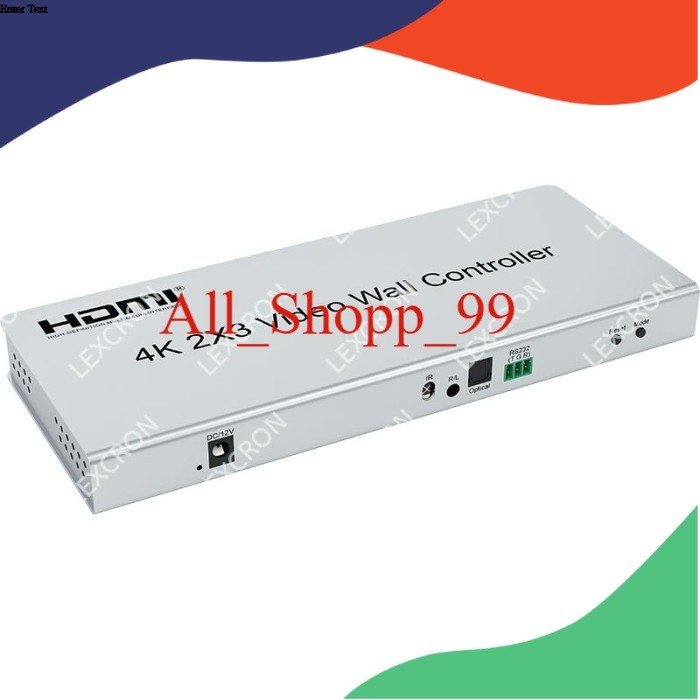 Video wall hdmi controller 2x3 4k 30hz Lexcron