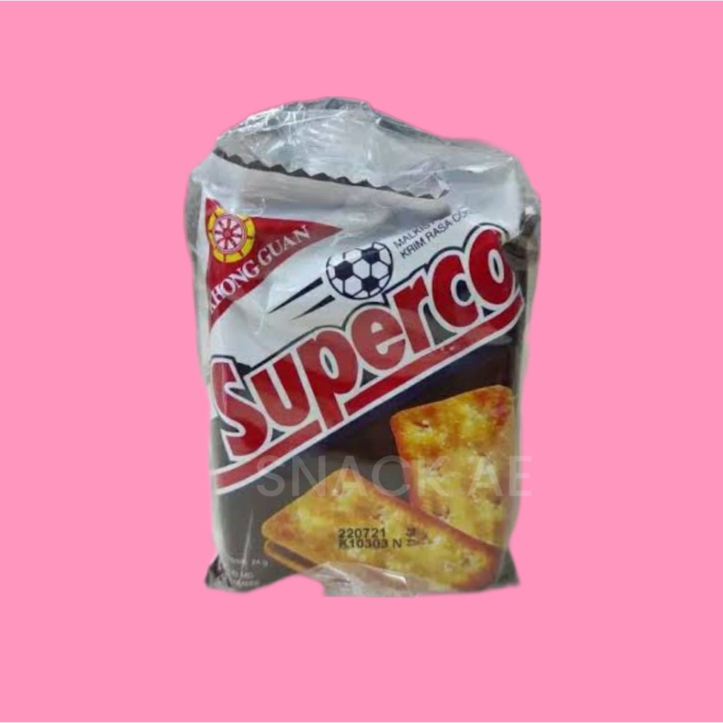

Khong Guan Superco Cracker Sandwich Renceng - Netto 10 bks x 24 gr