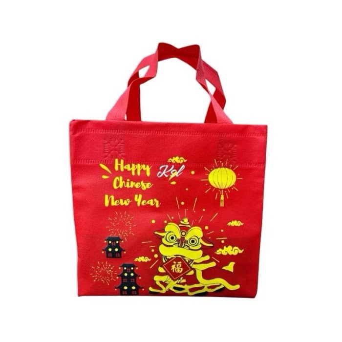 

Tas Spunbond / Tas Kain Belanja / Goodie Bag BOXBAG KOTAK ( kotak nasi / kue ) 20, 22, 24, 26, 28 IMLEK BARONGSAI BB