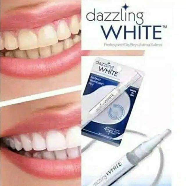 Spidol pemutih gigi dazzling white pen pemutih gigi instan dazling white
