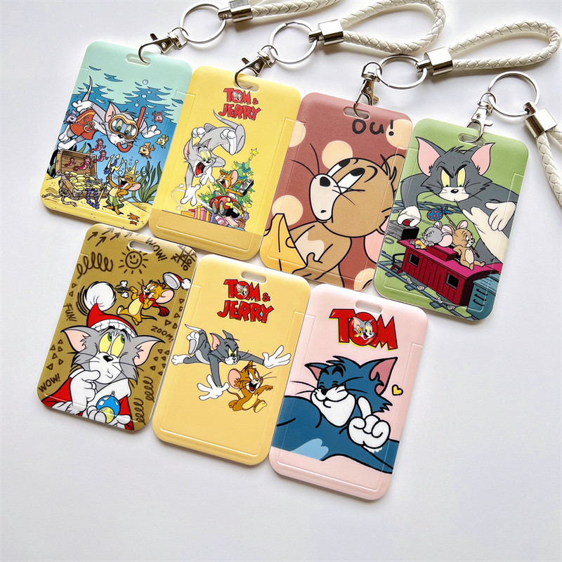 

Kotak Pelindung Kartu ID, Kotak Kartu Pola Kucing dan Tikus, Cocok untuk Kartu Pelajar, Kartu Bus, Kartu Kampus, Penutup Pelindung Tempat Kartu, Kotak Kartu Lanyard, Gaya Trendi Kreatif, Tempat Kartu Lucu