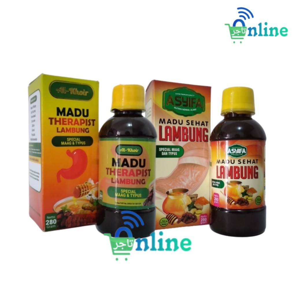 

Paket Mix 2 Botol Madu Sehat Lambung Asyifa + Madu Therapist Lambung Al khoir Madu Maag dan Typus