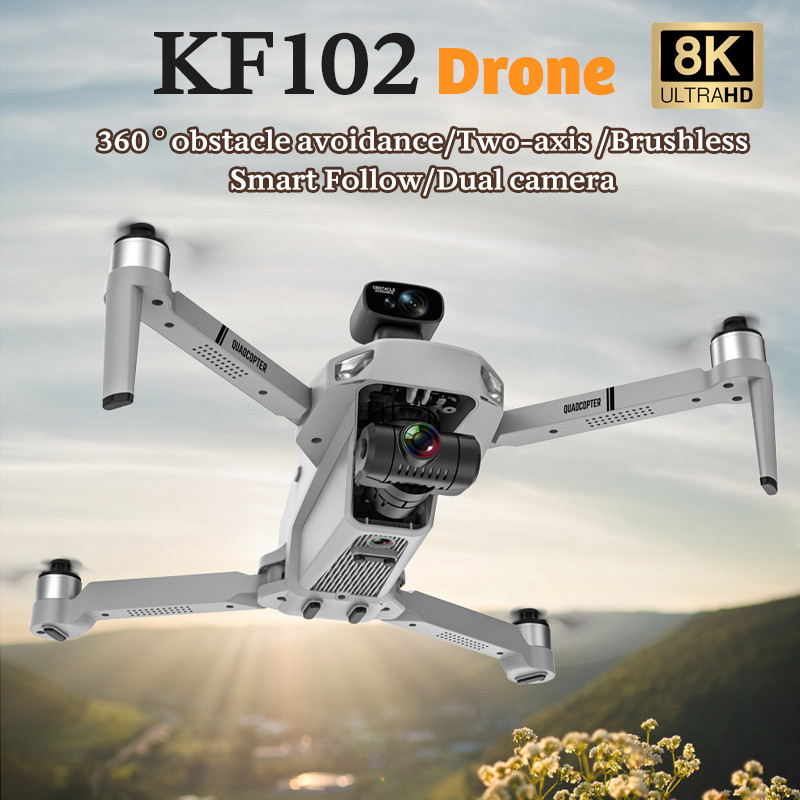 New KF102&KF108 Professional Drone 8K Dual Camera Dron FPV Wide Angle Shooting Drone RC Kids Toys Sm