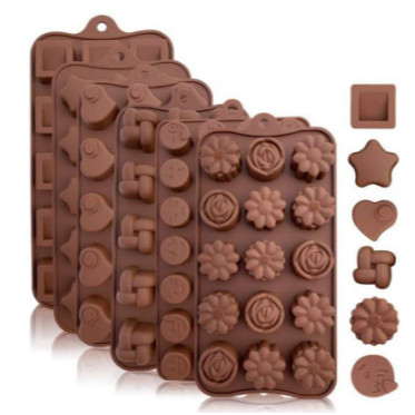 BH  CETAKAN COKLAT SILIKON CETAKAN CHOCOLATE JELLY PUDING AGAR AGAR SILIKON CETAKAN SILIKON FULL SOF