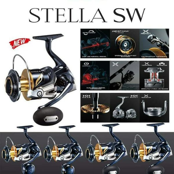 Gulungan Pancing Reel Shimano Stella SW 10000PG - New Stella 2019 - Stella SW10000PG Katrol Pancing