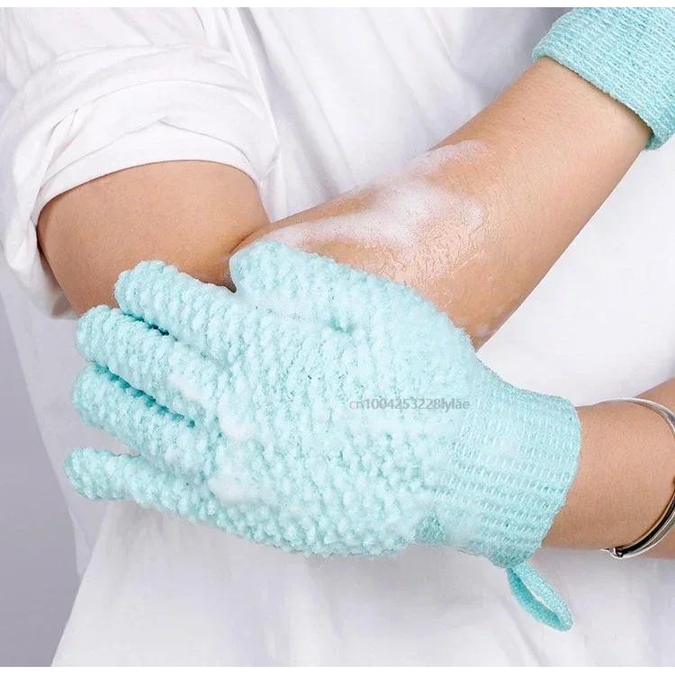 

Exfoliating Gloves Bath Sponge Body Dead Skin Remover Bathroom Shower Brush Massager Scrub Exfoliator Magic Bathing
