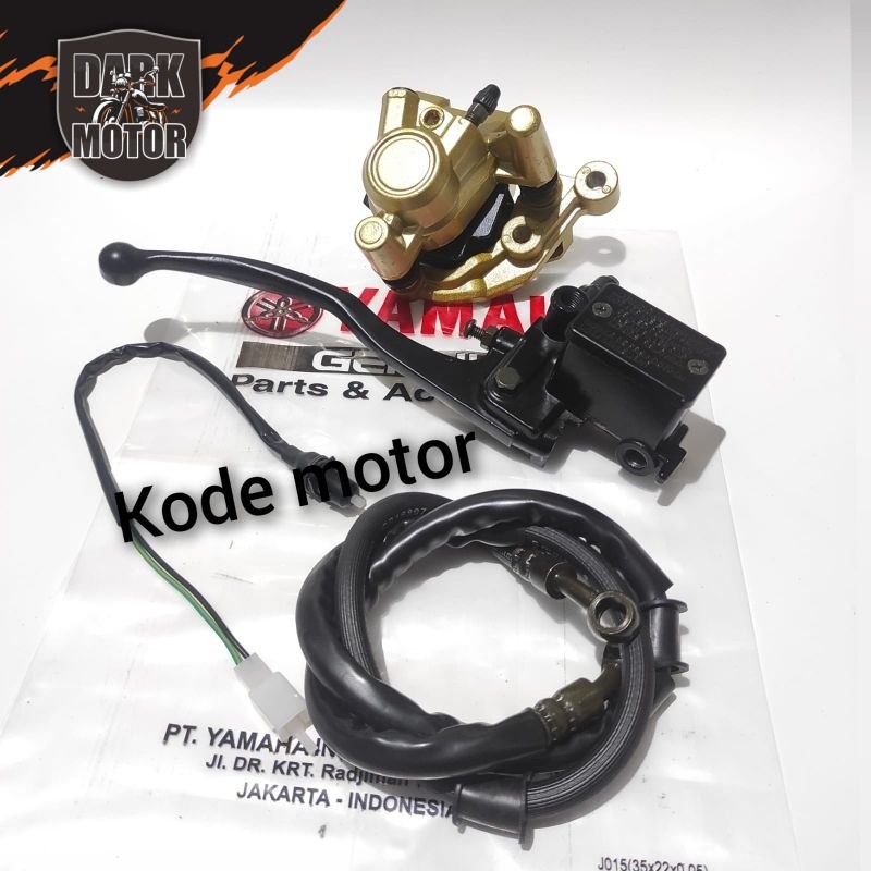 Kaliper Caliper Cakram depan + Master Rem Set + Selang Rem Yamaha Rxz Rx Special Rx King Lama RxS