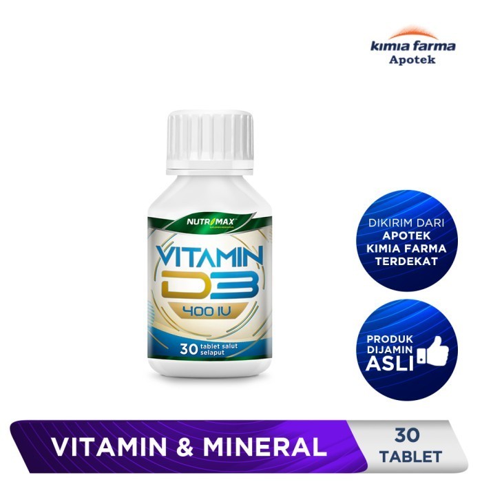 KFSALE NUTRIMAX VITAMIN D3 400 IU 30 TABLET