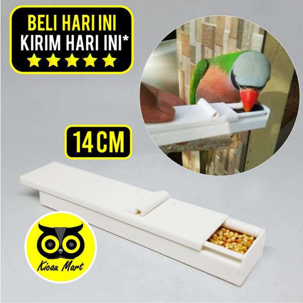 KICAU MART POINTER REWARD BOX TEMPAT WADAH PAKAN BURUNG LOVEBIRD PARROT NURI PARKIT BEO BETET LATIH 