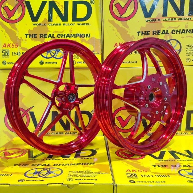 VND Velg V-Speed V2 F : 1.85x14 & R : 2.15x14 - Vario 125/ Vario 150 Mjs Speed Shop