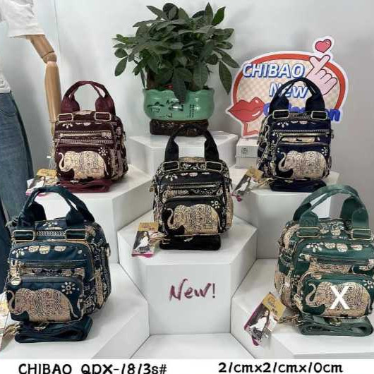 CHIBAO Tas Selempang 3 Fungsi CB QDX-1813S Motif