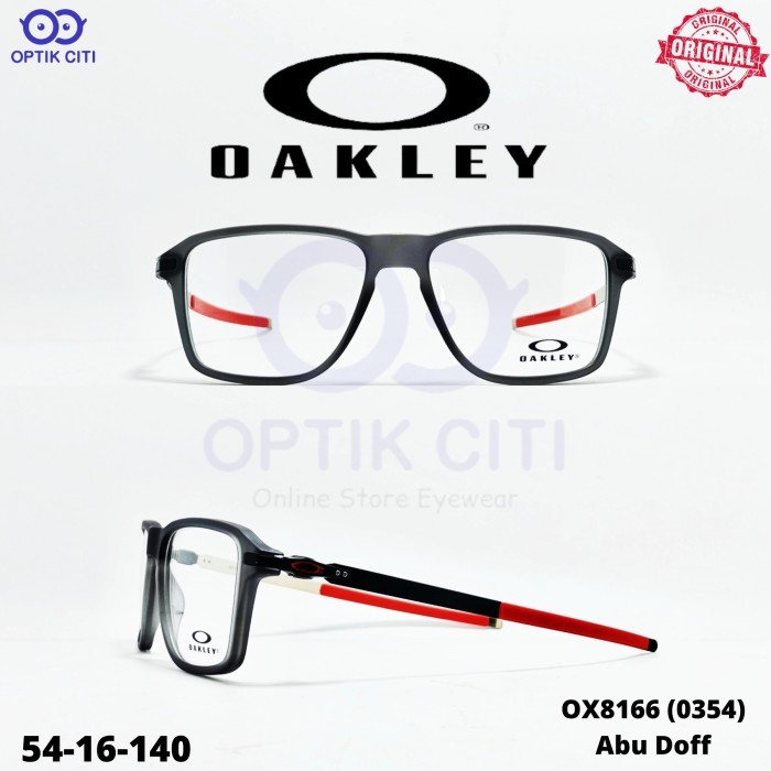 Frame Kacamata Pria Original Oakley Wheel House OX 8166 - Satin Grey Smoke