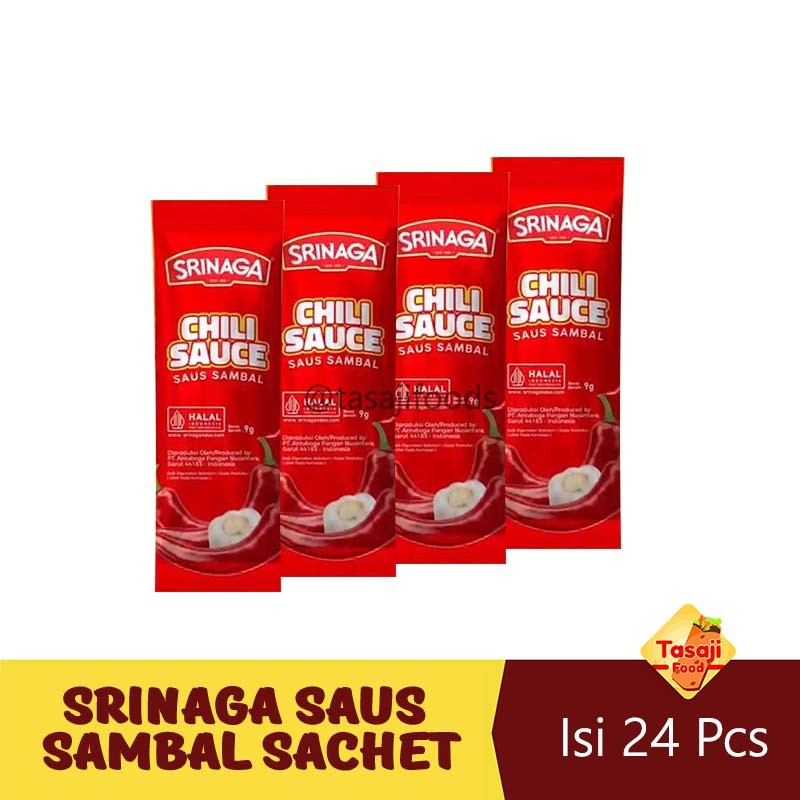 

Srinaga Chili Sauce Isi 24 sachet @9gr - Saus Sambel