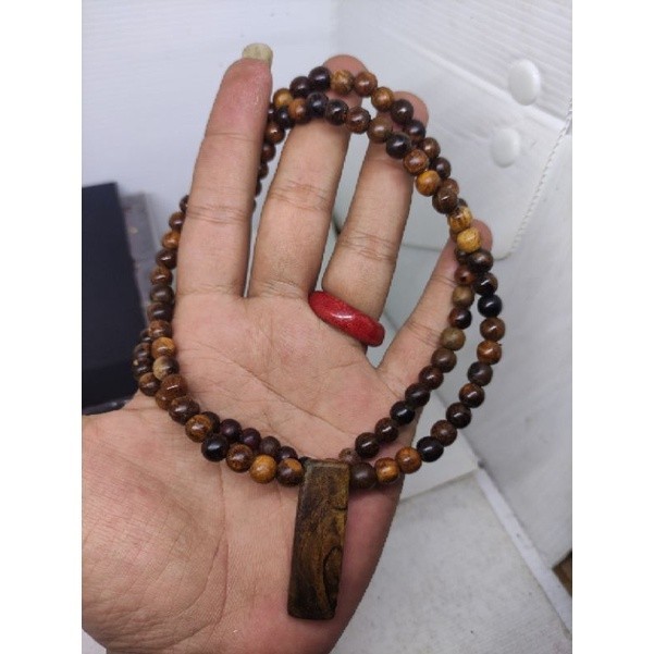 KALUNG TASBIH AKAR GALIH KAYU GAHARU SUPER WANGI