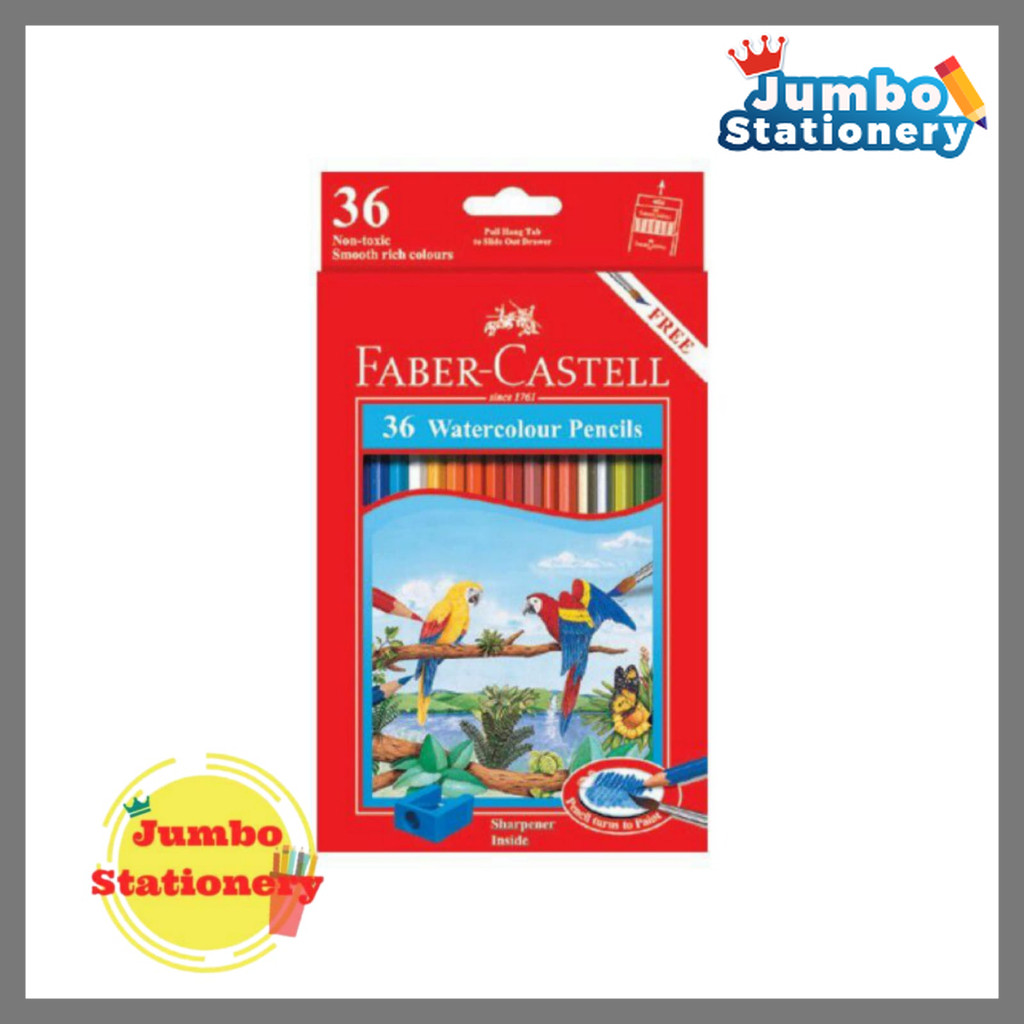 

Pensil Warna Faber Castell Watercolour 36 Warna Pensil Gambar 36W