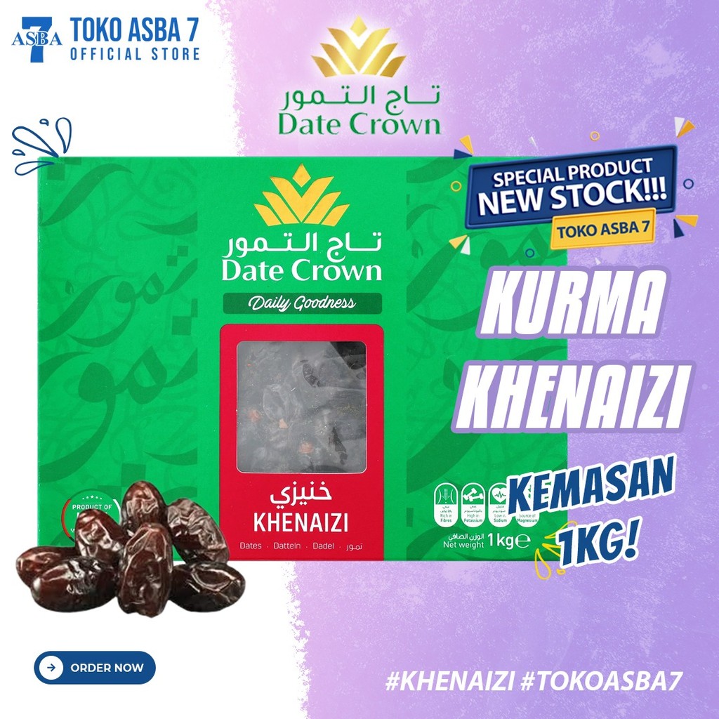 

DATE CROWN KHENAIZI PREMIUM EMIRATES DATES 1KG