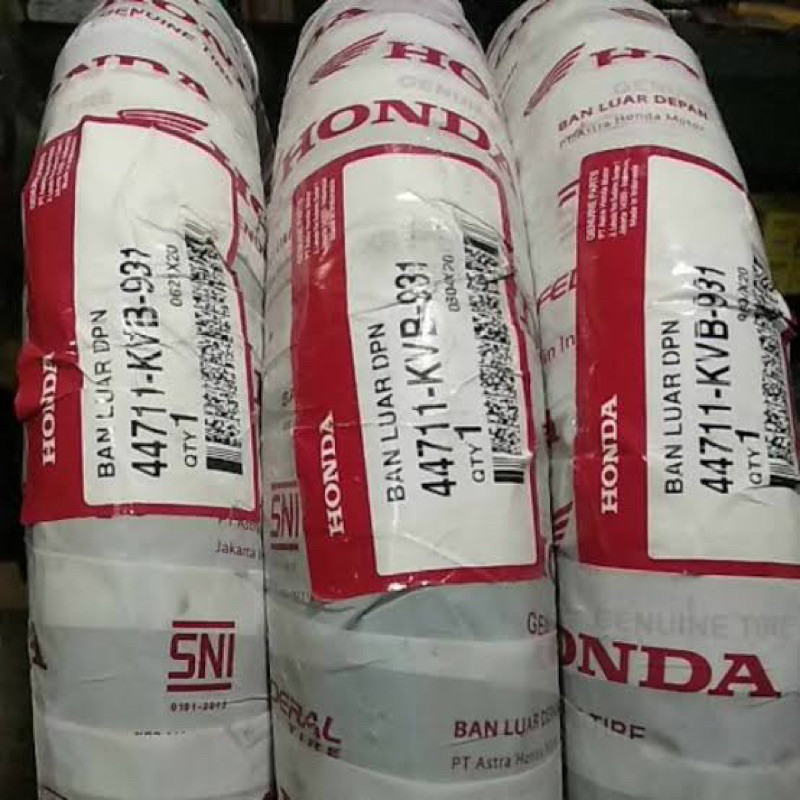 Ban luar federal Ahm BAN LUAR AHM 80/90-14 KVB Tidak Tubeless Motor Beat ori 100%