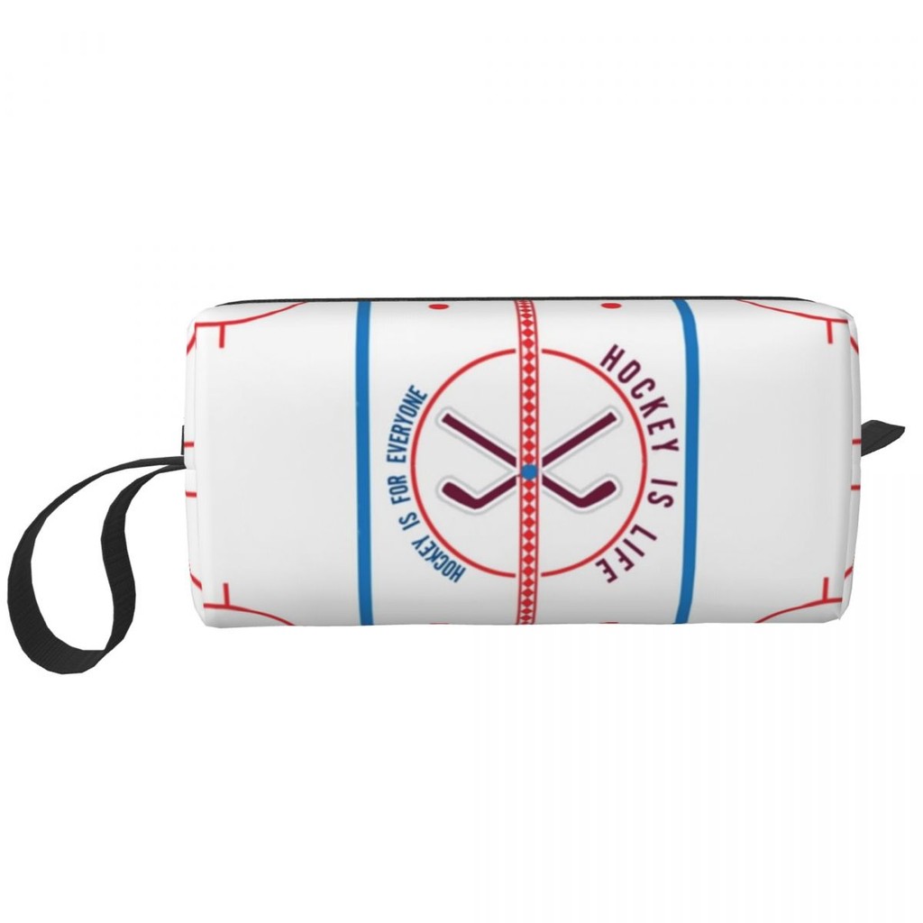 

Hockey Is Life Rink Pencil Cases Large Storage Pen Bags Pen Box Pencil Pouch For Boys Girls Students Stationery Makeup Bag