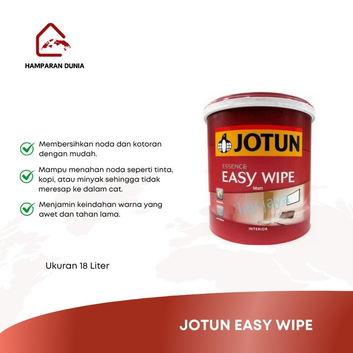 JOTUN EASY WIPE - CAT TEMBOK 3.5 LTR