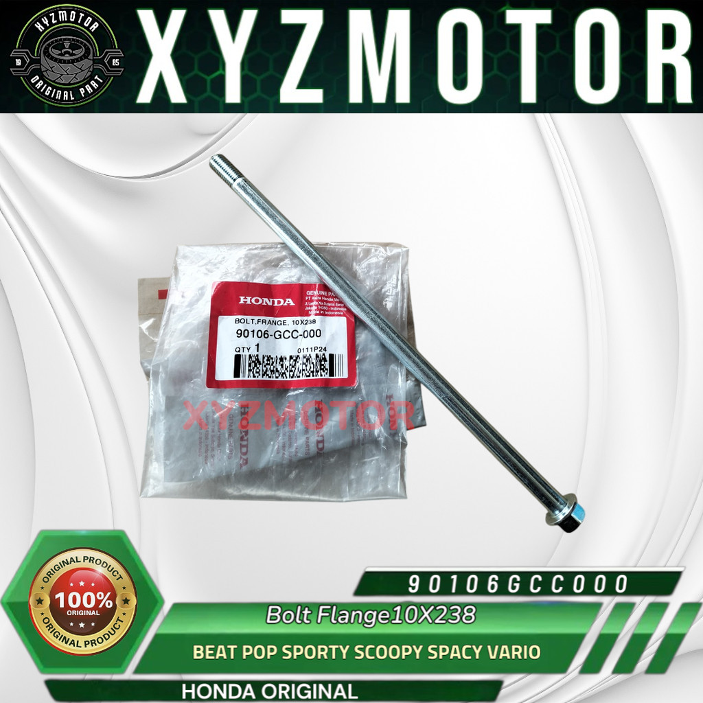 BAUT AS GANTUNGAN MESIN BAGIAN BELAKANG BEAT SCOOPY SPACY VARIO 110 AHM 90106-GCC-000