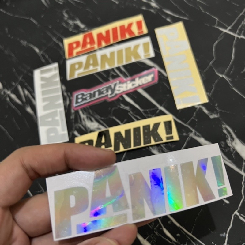

STIKER PANIK CUTTING
