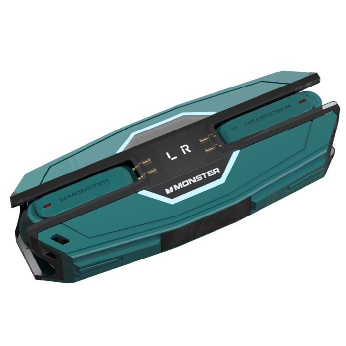 Monster Airmars XKT08 Pro Headset Bluetooth TWS - Biru