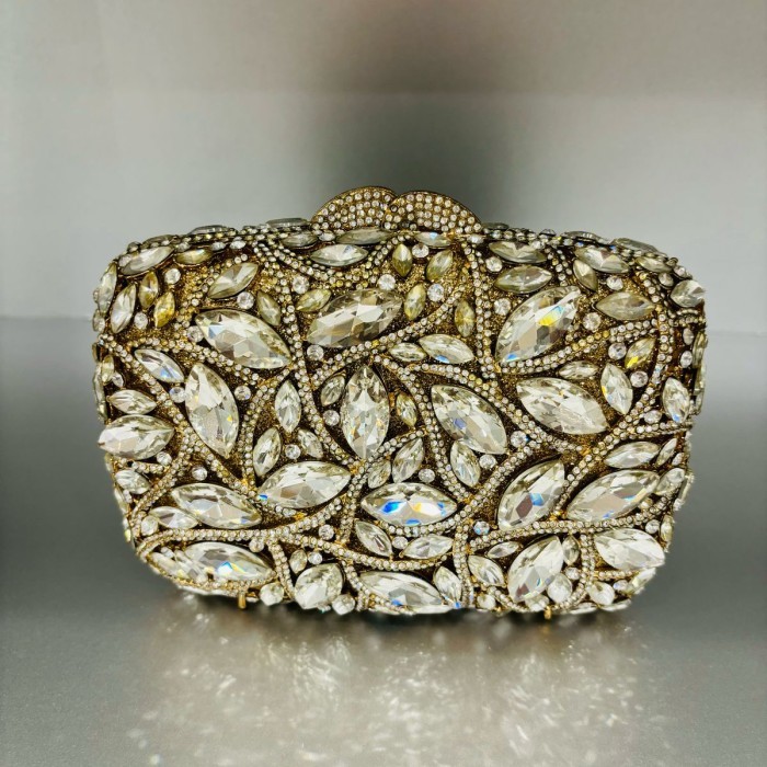 ROSSINI - Tas Pesta Swarovski / Clutch Swarovski / Tas