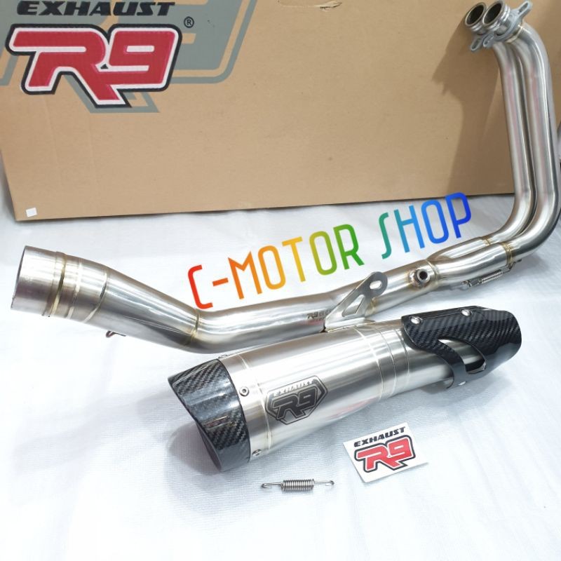Exhaust Knalpot R9 H2 H 2 Ss Series Ninja 250 fi, Ninja 250 fi New 2018-2022, Ninja 250 Fi New 2023,