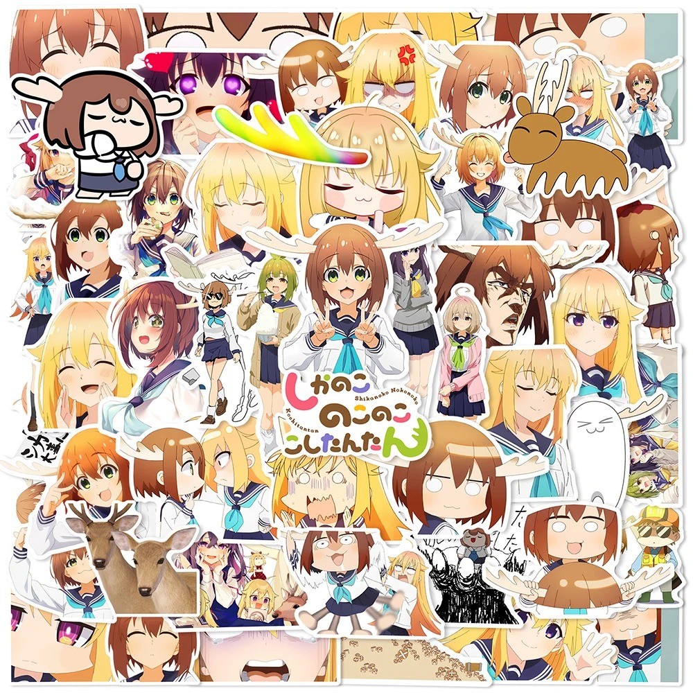 

10/30/50pcs My Deer Friend Nokotan Stickers Kawaii Shikanoko Anime Sticker Scrapbooking Bike Guitar Laptop Girls Koshi Decals