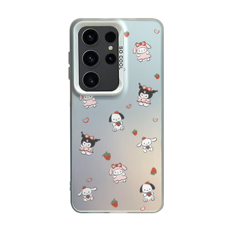 Cartoon Cute Kuromi Jade Guigou Painted Printed Phone Case Samsung Galaxy A55G A53 A52 A50 A35 A34 A