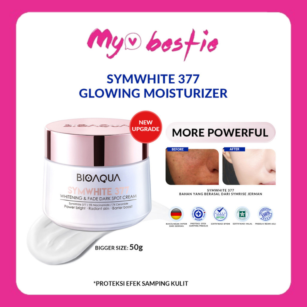 [My Bestie Choice] BIOAQUA SymWhite 377 Dark Spot Brightening Cream 50gr  Krim Wajah | Cream Wajah |