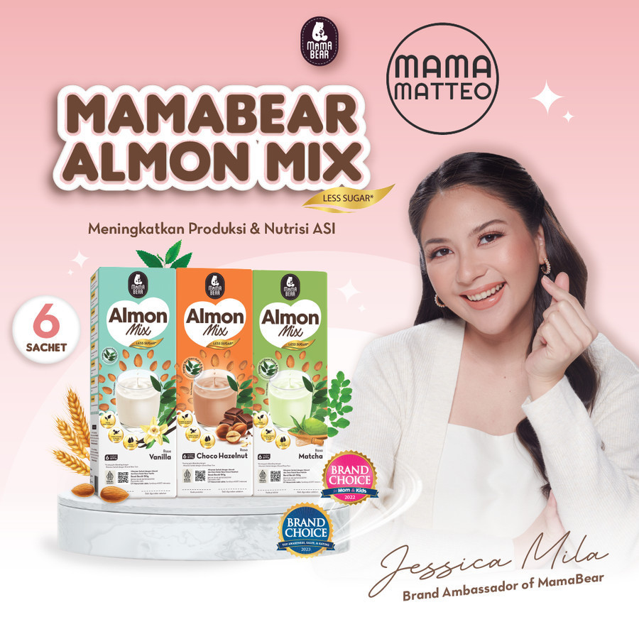 MamaBear Almon Mix Box - Box Coklat, Almon Mix