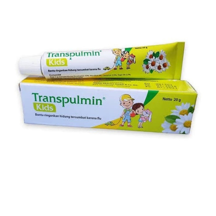 Transpulmin Kids Balsam 20 gram (2 tahun keatas - dewasa) kemasan baru
