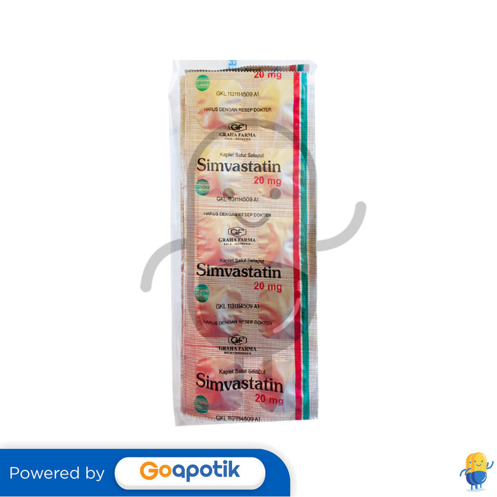 Simvastatin Graha 20 Mg Strip 10 Kaplet