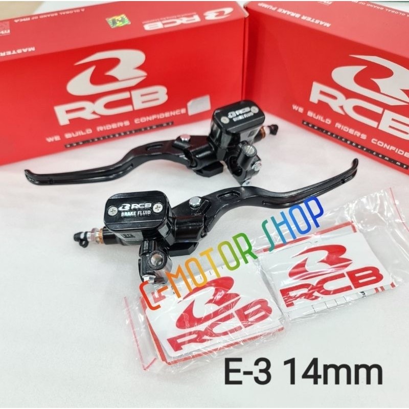 MASTER REM RCB E3 E 3 KOTAK 14MM SEPASANG KIRI KANAN NMAX OLD NMAX NEW PCX 150 NEW PCX 160 ADV 150 A