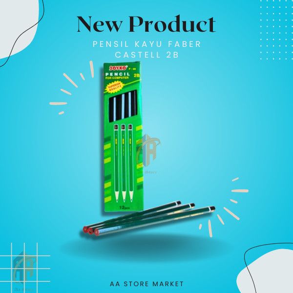 

Pensil Kayu Faber Castell Lengkap 2B 1pcs alat tulis sekolah