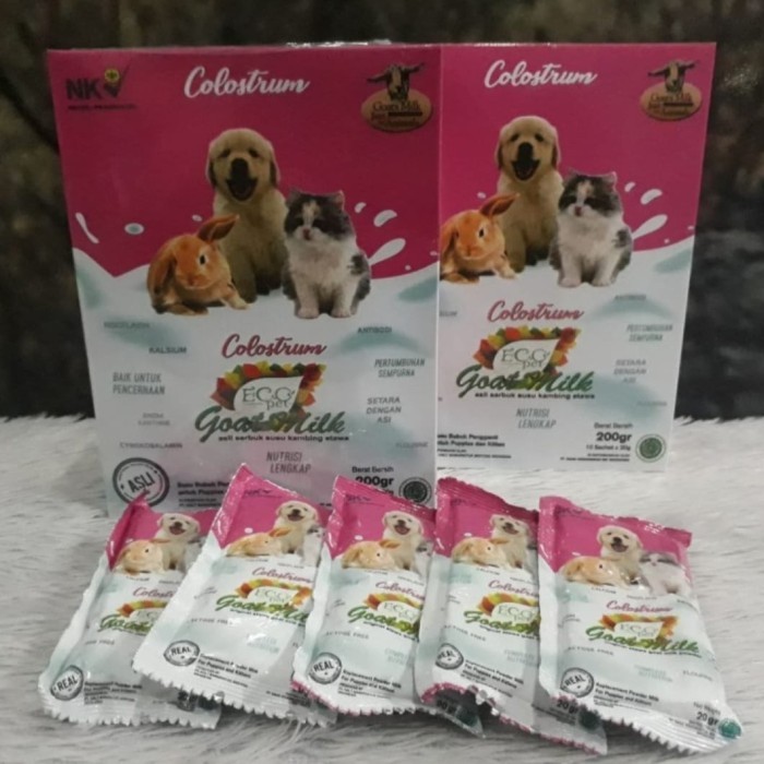 Susu Kucing Anjing Ecopet Colostrum / Susu Kucing Anjing Asi Eco pet