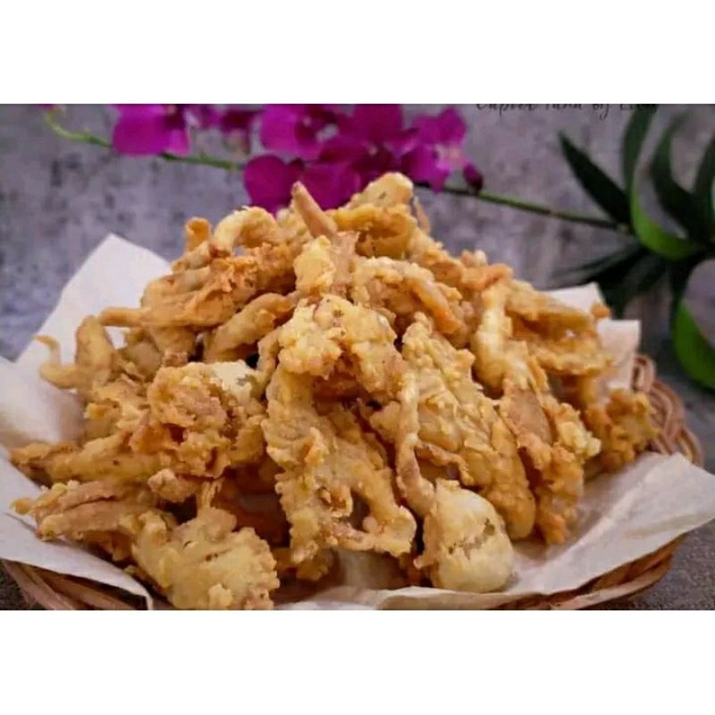 

Kripik jamur tiram crispy 1kg GURIH