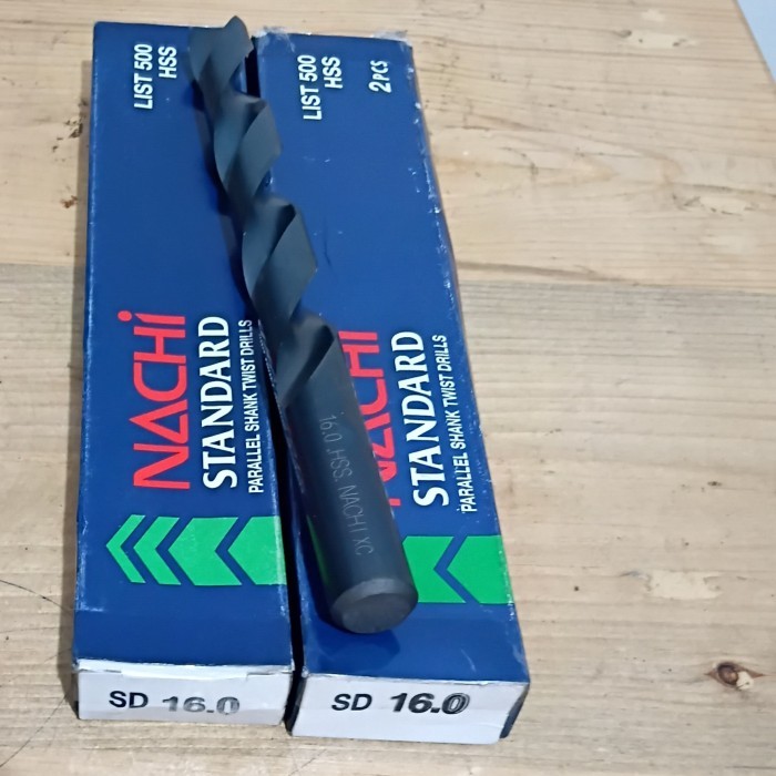 MATA BOR NACHI HSS 16 MM DRIIL NACHI 16.0 MM  ( bor nachi hss 16,0 mm )